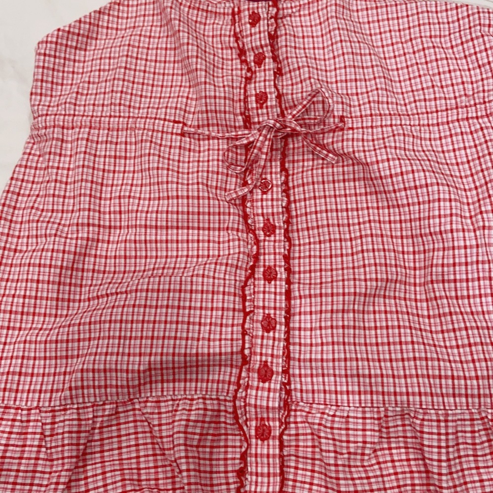 Vintage Red and pinkish Top